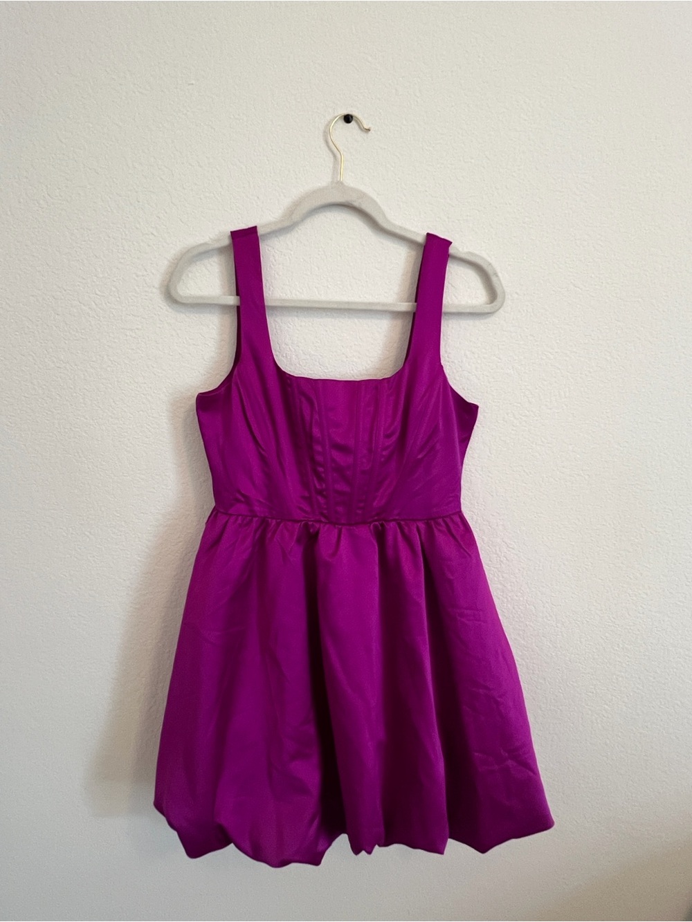 Sleeveless Mini Dress in Vibrant Purple - Elegant Party Style